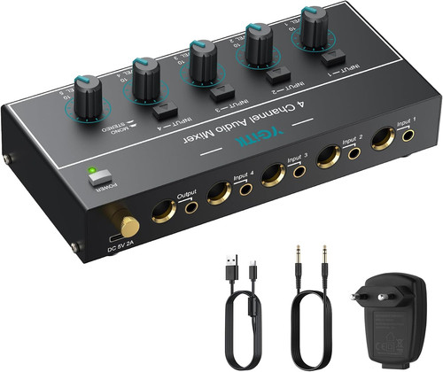 Mixer audio canali compatto - audio, 4