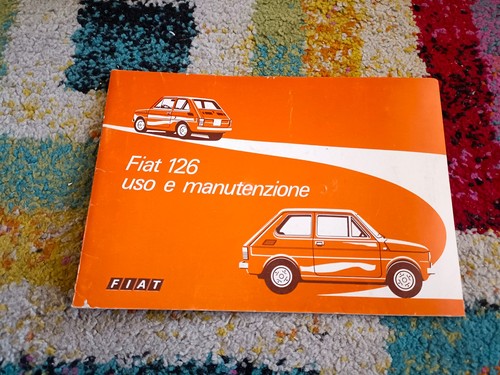 Libretto uso manutenzione fiat - uso,