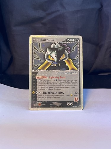 Pokemon tcg rocket raikou ex - pokemon,