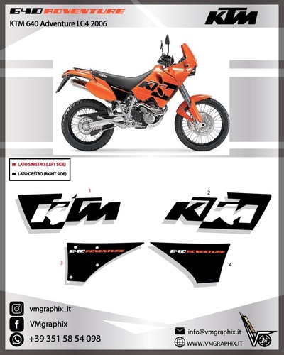 Kit ktm 640 - adventure, 2006