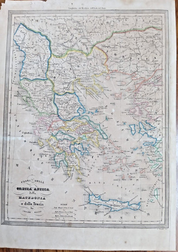 Carta della grecia - della, antica