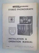 MANUALE ISTRUZIONI JUKEBOX JUKE-BOX ARCADE - SEEBURG STEREO PHONOGRAPH STD4