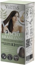 3x VegLiss Keratina stiratura vegetale Capelli Trattamento Lisciante Brasiliano