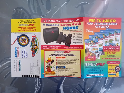 Topolino inserti pubblicitari - topolino:,