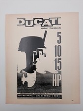 Clipping Pubblicità 1971 Ducati motori fuoribordo Ducato Meccanica Bologna