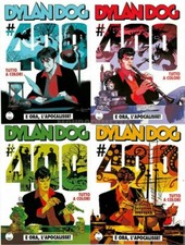 4 CARTOLINE DYLAN DOG NUMERO 400 COVER VARIANT SERGIO BONELLI NUOVE