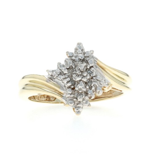 Oro giallo diamante grappolo - oro,