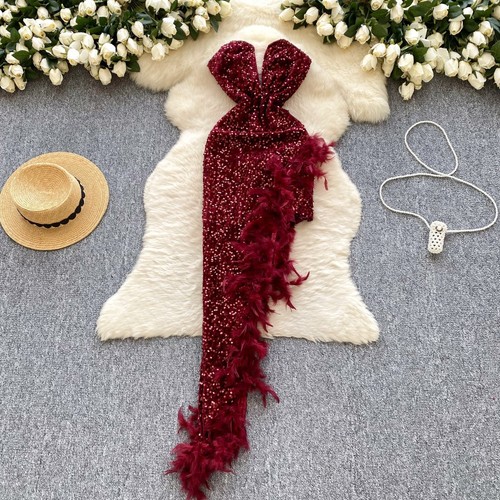 Vestito abito elegante - abito, lungo