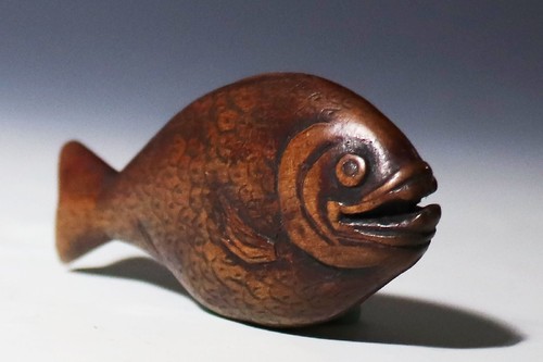Giappone antico netsuke legno - antico,