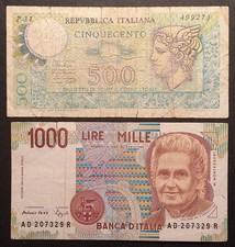 Repubblica 500 lire Mercurio