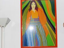 Quadro del 1971 in olio su tela  "Il Pagliaccio" del pittore americano Petringa