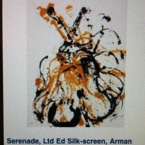 Arman serenade litografia - arman,