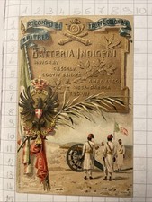 Cartolina Postale Regio Corpo Truppe Coloniali Eritrea Batteria Indigeni