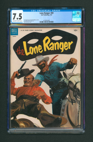 1954 lone ranger cgc - ranger, #69