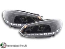 Coppia fari fanali anteriori LED DAYLIGHT H1 H7 per VW Golf VI 6 2008-2012 024