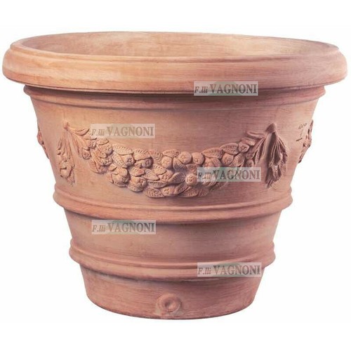Vaso terracotta imprunetino - vaso,
