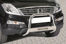 Bull Bar protezione anteriore inox lucido 60mm SsangYong Rexton W 2013-2017