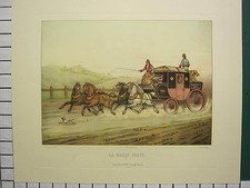 C1880 Grande Antico Stampa ~