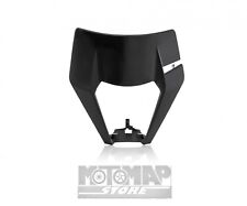 Mascherina Portafaro Ktm exc f 250 350 450 500 2017 2018 2019 Nero