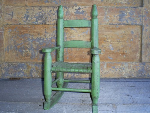 Antica sedia dondolo con - sedia,