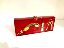 Charlotte Olympia Borsa Pochette Essenziale Rara NUOVA & ESAURITA OVUNQUE Prezzo di acquisto £1300