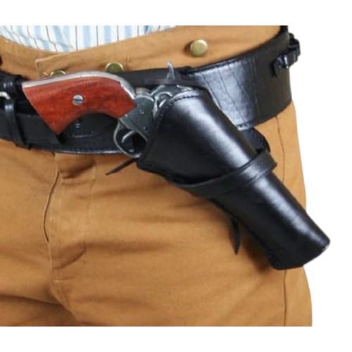 Western leather gun - western,