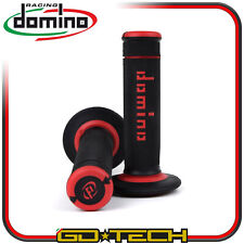 MANOPOLE DOMINO A190 MOTO CROSS ENDURO MOTARD Nero Rosso OFF ROAD X-TREME