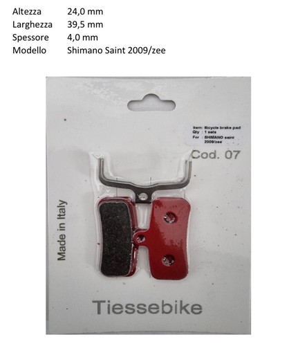 Pastiglie freno organiche