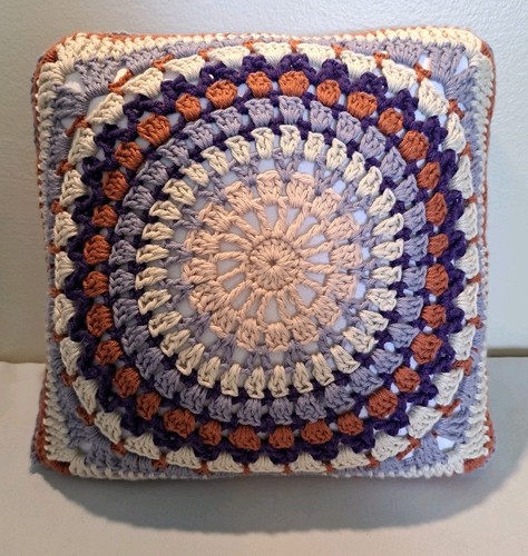 Cuscino vintage fatto mano - fatto,
