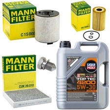 Kit olio 5L ispezione aria-interno filtro olio vite olio per Audi Seat Skoda VW