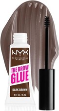 NYX Brow Glue Gel Sopracciglia Dark Brown Look Laminato Tenuta Forte 5ml
