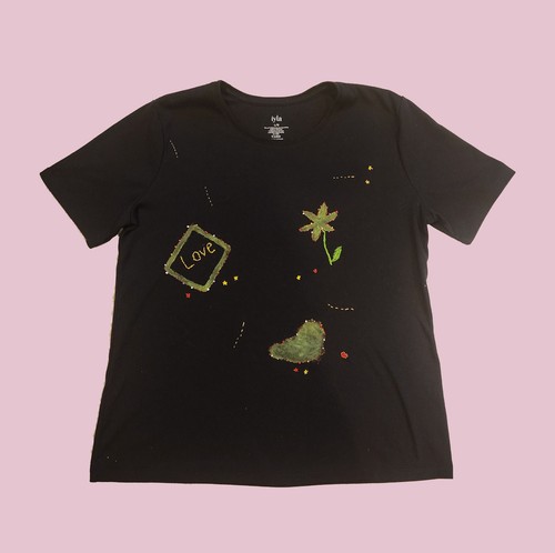 Shirt dipinta fatta mano - dipinta,
