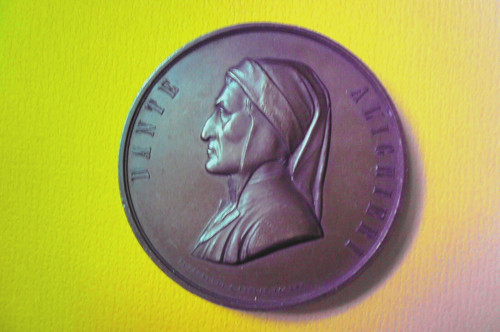 Medaglia dante alighieri - medaglia,