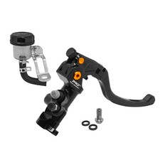 MF9044 Pompa Freno Anteriore Radiale PRO RACING 19 Leva Nera Universale Moto