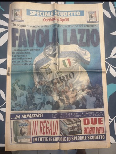 Giornale lazio scudetto - lazio,