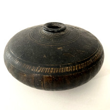 Antico vaso vaso smaltato