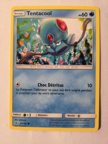 Carte pokémon tentacool - pokémon,