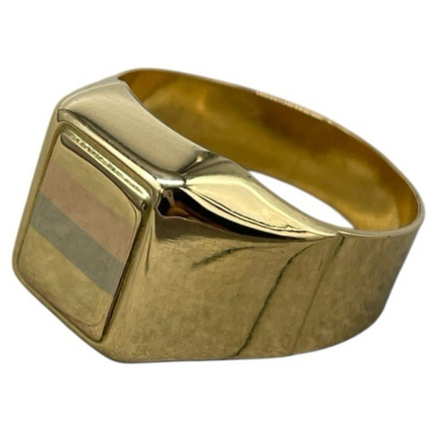 Anello uomo oro giallo - anello, 18k