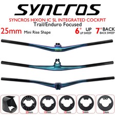 Angolo: 4°/5° Mountain Bike Drop Bar per XC Sweep fino a 6° Sweep Back Tilt 7°