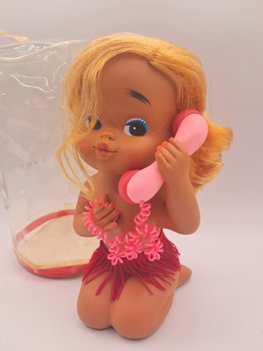 Bambola hula girl con telefono - hula,