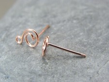 Orecchini S Design Rame