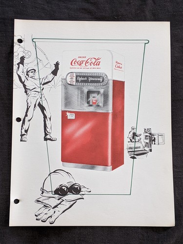 Foglio pubblicitario coca cola - foglio,