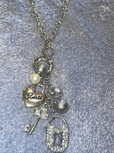 Guess charm collana cuore - guess,