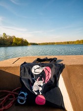 Borsa tote in cotone fatta a