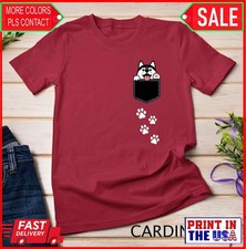 Siberian Husky In Pocket Cute