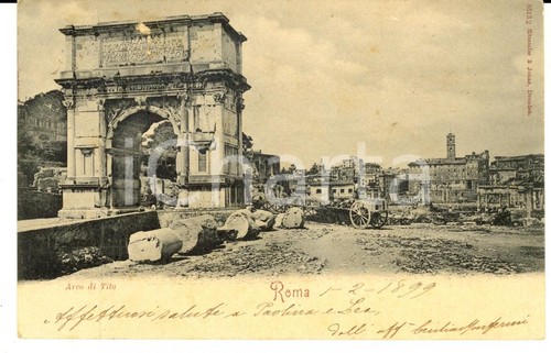 1899 roma arco - 1899, tito