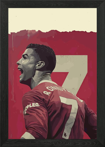 Quadro cristiano ronaldo - cristiano,