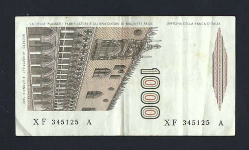 Repubblica italiana 1000 lire - italiana,
