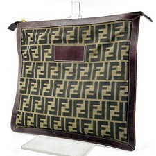 Borsa pochette fendi tela - fendi,