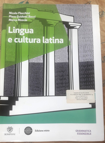 Lingua cultura latina - e,